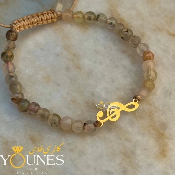 دستبند نوت موسیقی (سول موسیقی) طلا لیزری